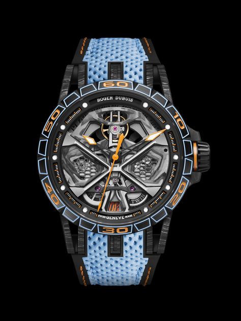 Roger Dubuis Excalibur, Roger Dubuis, Fine Watches, Watch Box, Luxury Watches For Men, Sport Watches, Black Steel, Watches Jewelry, Casio Watch