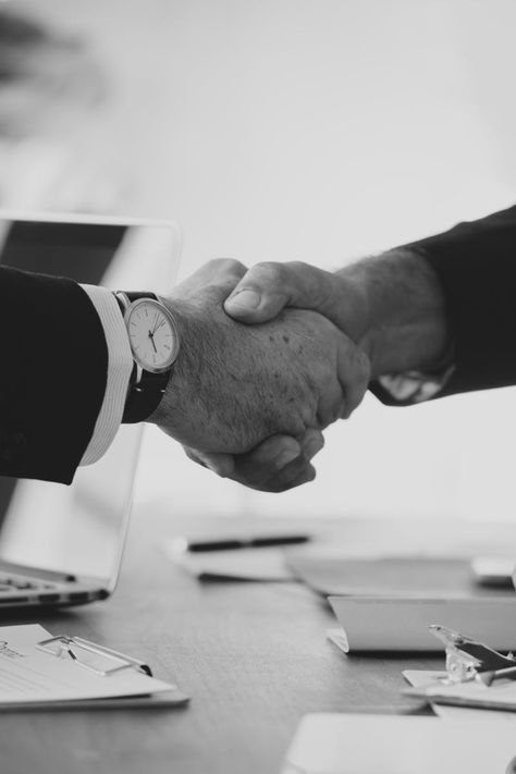 Grayscale Photo of Person's Shake Hands Grant Writing, Proposal Writing, Jackets Men Fashion, Leather Jacket Men, Law Firm, Financial Planning, Teamwork, Personal Branding, Mens Jackets