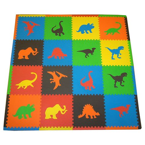 Tadpoles Dinosaur Play Mat Set, Multicolor Dinosaur Room Ideas, Dino Bedroom, Playmat Baby, Play Foam, Dinosaur Classroom, Dino Nursery, Dino Room, Puzzle Activity, Dinosaur Play