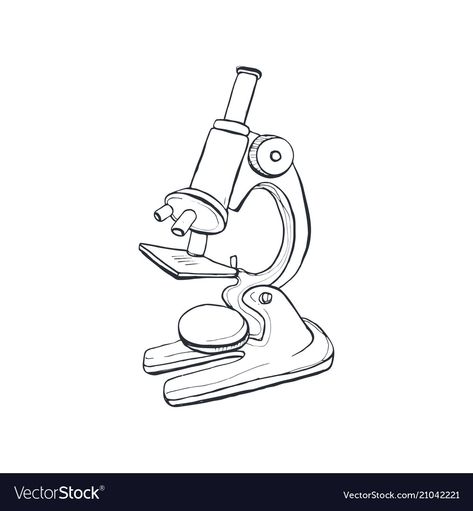 Microscope Sketch, Microscope Drawing, Drawing Exercises, Medical Illustration, Dark Photography, High Res, Peace Gesture, Labor, Png Images