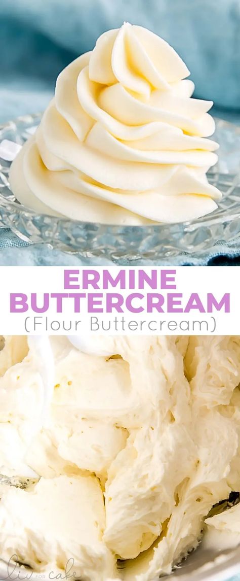 Resep Oatmeal, Cooked Frosting, Ermine Frosting, Frosting Recipes Easy, Cake Frosting Recipe, Buttercream Recipe, Cake Fillings, Icing Recipe, Filling Recipes