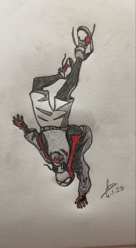 Full Drawing Sketch, Spiderman Into The Spiderverse Drawing, Spiderman Art Drawing, Spider Verse Drawing, Miles Morales Drawing Sketches, Miles Morales Dibujo, Spider Man Dibujo, Spiderman Drawing Sketches, Drawing Ideas Spiderman