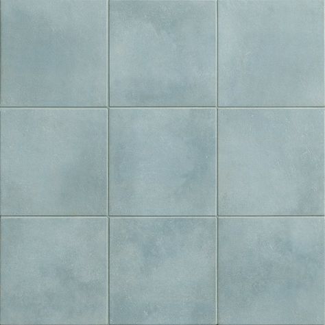 Poetic License 3" x 3" Porcelain Mosaic Tile in Baby Blue Concrete Look Wall, Glass Tile Crafts, Tile Texture, Ceramic Subway Tile, Glass Subway Tile, Porcelain Mosaic Tile, Stone Look Tile, Mosaic Flooring, Bathroom Floor Tiles