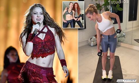 Shakira\'s personal trainer reveals killer core workout behind her abs Shakira Core, Shakira Body, Killer Core Workout, An Workout, Core Workout At Home, Anna Kaiser, Cute Nerd, Killer Abs, Killer Workouts