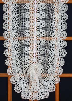 Lace Curtain, Macrame Lace, Lace Curtains, The Shape, Satin Ribbon, Macrame, Outlet, Curtains, Cafe