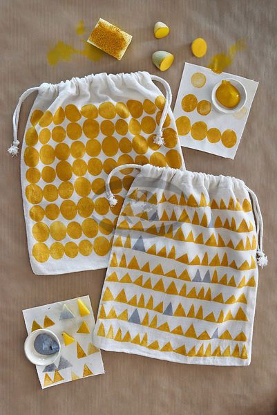 Potato Print, Handmade Stamps, Fabric Stamping, Block Printing Fabric, Drawstring Bags, Shoe Lace Patterns, Shoe Lace, Lace Patterns, Fabric Art