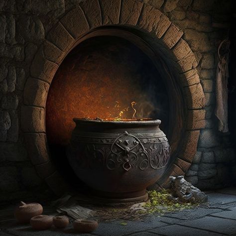 Harvest Witch, Forest Journal, Leaky Cauldron, Fantasy Furniture, Halloween Things, Anime Backgrounds, Fantasy Homes, Herbal Magic, Witch Art