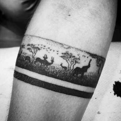 60 Africa Tattoo Designs For Men - Continent Ink Ideas Africa Tattoo, Band Tattoos For Men, Africa Tattoos, Tier Tattoo, African Tattoo, Inspiration Tattoos, Arm Band Tattoo, Tattoo Designs For Men, Band Tattoo