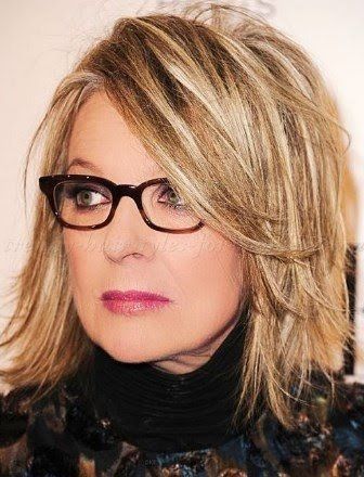 Medium Hair Styles For Women, Layered Bob Hairstyles, Diane Keaton, 2015 Hairstyles, Stylish Haircuts, Medium Hairstyles, Layered Bob, Penteado Cabelo Curto, Hairstyles Over 50