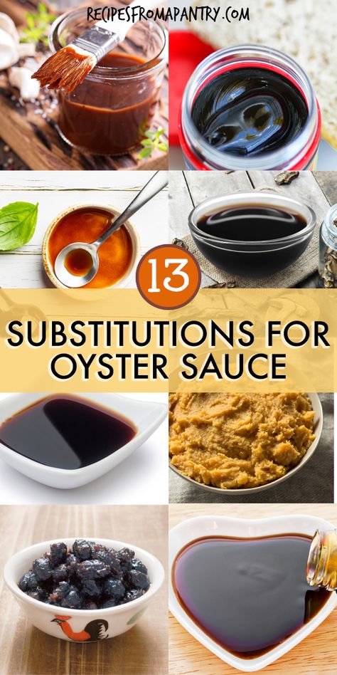 Oyster Sauce Substitute, Fish Sauce Substitute, Soy Sauce Substitute, Chili Oil Recipe, Vegetarian Oyster Sauce, Sauce For Rice, Oyster Recipes, Soy Recipes, Condiment Recipes