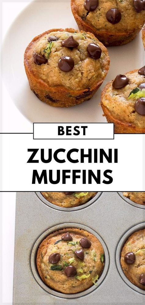 Bake these up today for a quick snack or brunch option! The BEST Zucchini Muffins. Loaded with greek yogurt, zucchini and chocolate chips. A great way to use up zucchini from your garden! These muffins are incredibly soft and tender, perfectly spiced and loaded with tons of zucchini. This zucchini muffin recipe can be used for muffins or can be made into loaves! It’s super versatile and can easily be doubled! Zucchini bread muffins are my go to breakfast or dessert during the Summer. Best Zucchini Muffins, Easy Healthy Muffins, Use Up Zucchini, Zucchini Bread Muffins, Zucchini Muffin, Zucchini Chocolate Chip Muffins, Chef Savvy, Zucchini Muffin Recipes, Best Zucchini