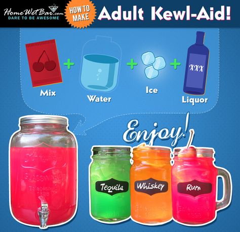 Whether looking to save time with an easy party punch, or just take a trip down memory lane, these easy mixed drink recipes will turn any day into Funday. Easy Party Punch Recipes, Easy Party Punch, Easy Mixed Drinks, Party Punch Recipes, Mix Drinks, Liquor Drinks, Party Punch, Boozy Drinks, Mixed Drinks Recipes