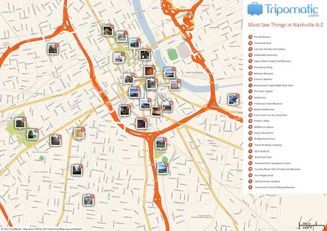 Free Printable Map of Nashville attractions. Map Of Downtown Nashville, Map Of Nashville, Nashville Attractions, Nashville Map, Nashville Downtown, Nashville Vacation, Visit Nashville, East Nashville, Nashville Trip