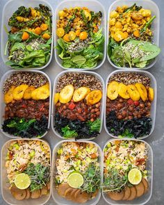 Vegan High Protein Meal Prep, High Protein Vegan Meal Prep, Recipes Tofu, Smoothies Vegan, Vegan Protein Recipes, Diet Dinner, Protein Dinner, Protein Lunch, High Protein Meal Prep