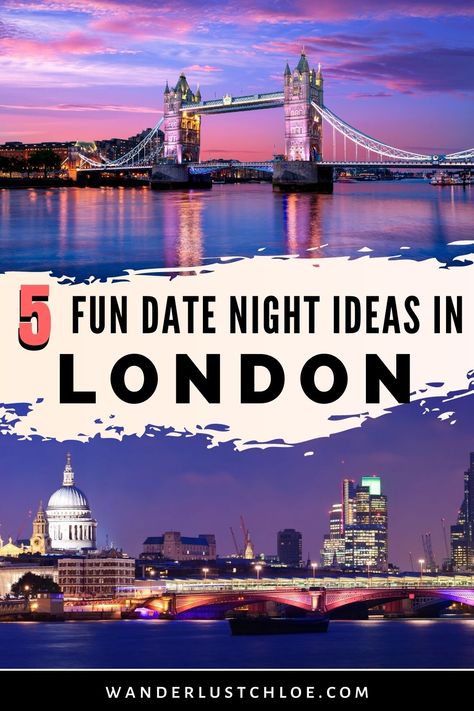 Looking for fun London date night ideas? From street food to crazy golf and adventures on the Thames, it’s time to plan a romantic evening with a difference. If you're bored of all the obvious activities, this guide will give you some fun ideas for quirky date nights in London. Find out where to go for a cool adventurous evening on the River Thames, where to go to eat your way around the city, plus some super cool interactive activities. #London #England #VisitLondon #TravelLondon #UKTravel Date Night In London, Date Ideas London, London Date Ideas, London Date Night, Date Night London, London Pictures Ideas, Fun Date Night Ideas, London Activities, London Neighborhoods