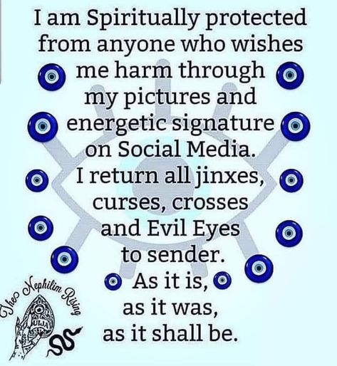 Evil Eye Quotes, Spiritual Psychology, Magic Spell Book, Life Mantras, Prayer For Protection, Spiritual Prayers, Wiccan Spell Book, Energy Healing Spirituality, New Beginning Quotes