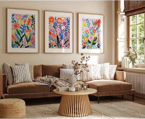 Amazon.com: Flower Market Wall Art Set of 3 Floral Wall Decor Henri Matisse Canvas Wall Art Prints Aesthetic Modern Pictures Colorful Floral Artwork Matisse Style Flower Poster for Room 16x24 Inch Unframed: Posters & Prints Art Prints Aesthetic, Poster For Room, Flower Poster, Modern Pictures, Matisse Art, Wall Art Set Of 3, Floral Wall Decor, Collage Wall, Floral Artwork