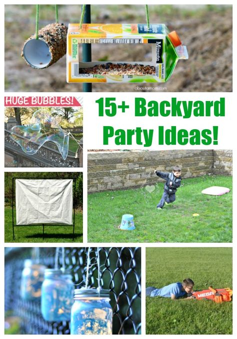 12 Backyard Party Ideas with Free Printables Backyard Campout Birthday Party, Campout Birthday Party, Kids Backyard Ideas, Backyard Birthday Party, Backyard Campout, Backyard Party Games, Wedding Backyard Ideas, Backyard Party Decorations, Backyard Party Ideas