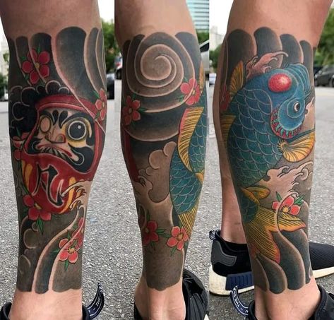 Tato Realis, Full Leg Tattoos, Cambodian Art, Tiger Tattoo Design, Japan Tattoo Design, Japanese Dragon Tattoos, Dragon Tattoos, Funny T Shirt Sayings, Japanese Tattoos