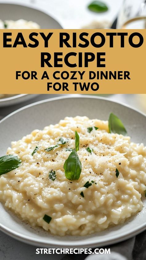 No-fuss risotto for two is your answer to quick, delicious meals! If you want a simple yet satisfying dish, try our easy risotto recipe. Save this pin and visit to learn the best risotto rice and how to cook it effortlessly. How To Cook Risotto, Easy Risotto Recipes, Rice Cooker Risotto, Best Rice Recipe, Easy Risotto, Risotto Recipes Easy, Best Risotto, Rice Risotto, Mexican Rice Easy