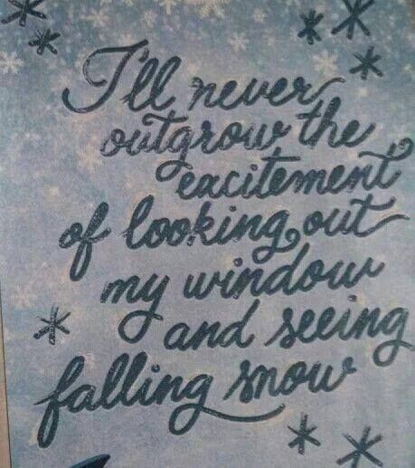 I'll never outgrow the excitement of looking out my window and seeing falling snow winter snow christmas christmas quote winter quote snow quote I Love Snow, What A Wonderful World, I Love Winter, Whatsapp Wallpaper, God Jul, Winter Love, Winter Beauty, Winter Wonder, Jack Frost