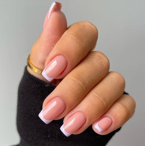 Simple Summer Nail Ideas, Acrylic Christmas Nail Designs, Ballerina Nails Short, Types Of Nails Shapes, Summer French Nails, Ballerina Nails Shape, Natural Nail Shapes, Nail Shapes Squoval, Summer Nail Ideas