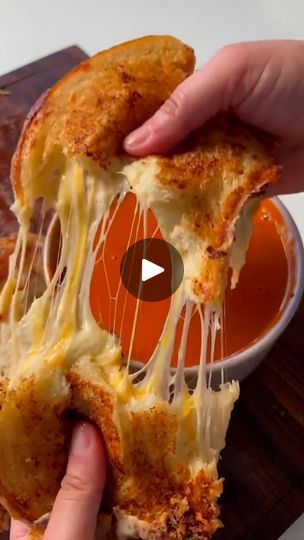 559K views · 1.1K reactions | Finally, the ultimate grilled cheese recipe | I'm gonna be dipping EVERYTHING in Aleppo pepper hot honey :drooling_face: Thanks to @spicednice! Get her book "The Quick & Easy Spiced Nice Cookbook"... | By Tasty | Here's how to make the best
grilled cheese sandwich. First, simply slice your sourdough
bread. Mix together soften butter, garlic powder, and
shredded cheese and spread it on the outer side of each
slice. Add a slice of provolone, Colby Jack, and
spread on the softened cream cheese, a bit of mayo, and a
seasoned spice. Add a slice of havarti then a top piece of
bread. In a skillet, melt some butter over medium low heat
then add in your sandwiches, lower the heat, cover with a
lid and allow it to toast through then flip and repeat.
And Cook your pasta Spiced Nice, Best Grilled Cheese Sandwich, The Best Grilled Cheese, Ultimate Grilled Cheese, Grilled Cheese Recipe, Aleppo Pepper, Best Grilled Cheese, Havarti, Colby Jack