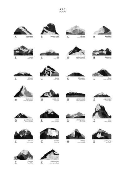 Graphic Design Mountains, Mountain Branding Design, Mountains Graphic Design, Mountain Graphic Design, Youtube Poster, Graphic Mountain, Mountains Graphic, Layout Editorial, Mountain Poster