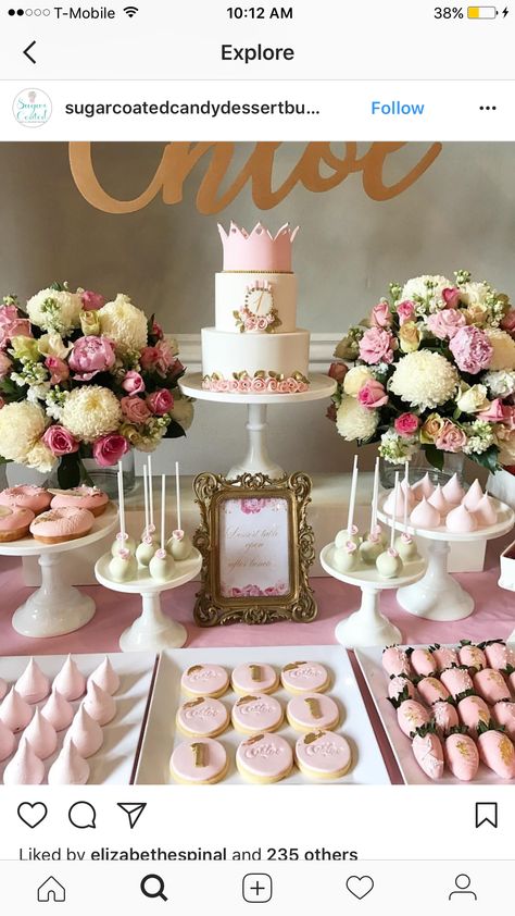 Quinceañera Table Snacks, Pinterest Baby, Bridal Shower Desserts, Party Prep, Shower Desserts, Baby Shower Girl, Wedding Dessert Table, Birthday Table, Candy Table