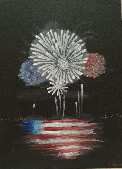 July 4th Painting, 4th Of July Chalk Art Ideas, Labor Day Chalkboard Art, 4th Of July Canvas Painting Ideas, 4th Of July Paintings On Canvas, Patriotic Chalkboard Art, Fourth Of July Painting, Relaxing Paintings, Patriotic Chalkboard