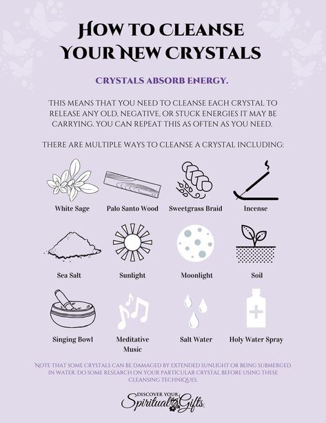 #cleanseacrystals #crystals #absorbenergy Cleansing Methods, Crystal Cleansing, Crystal Healing Chart, Spiritual Things, Wiccan Magic, Witch Spirituality, Witch Stuff, Spiritual Journals, Spiritual Stuff