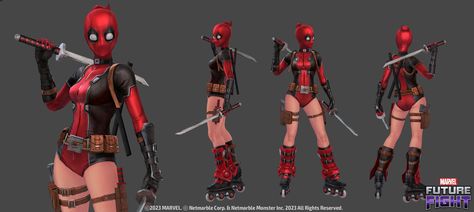 ArtStation - Marvel Future Fight: Piscinas de abril: GwenPool Dc Comics Women, Jet Set Radio, Marvel Oc, Couple Shoes, Suit Ideas, Hero Costumes, Super Saiyan, Video Game Art, Art Poses