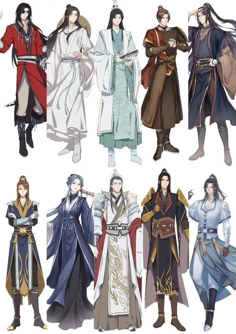 Tgcf Donghua, Systems Art, Contemporary Fantasy, Anime Child, Character Sheet, Heaven's Official Blessing, Anime Poses, Comic Character, Beautiful Love