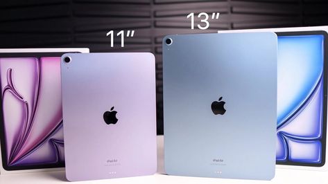 11 Inch vs 13 Inch M2 Apple iPad Air (Video) - Geeky Gadgets Ipad Air 11 Inch, Ipad Air 13 Inch, Ipad Air M2, Ipad 11 Inch, University Life, Me App, Apple Ipad Air, Stereo Speakers, New Ipad