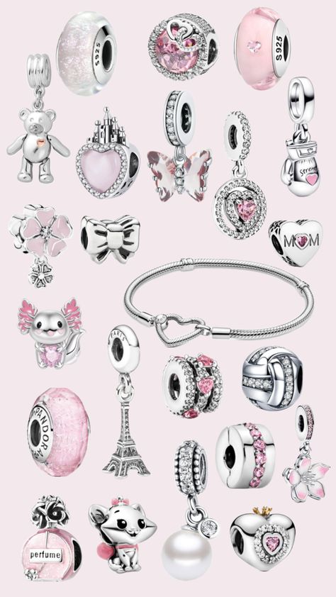 Pandora ྀིྀི 🩷🌸 #homedecor #outfitinspo #vintage #nature #beauty #vibes #music #books #wallpaper #sports Books Wallpaper, Pandora Bracelet Charms Ideas, Pandora Music, Pandora Bracelet Designs, Teen Christmas Gifts, Beauty Vibes, Pink Charm, Luxe Jewelry, Music Books