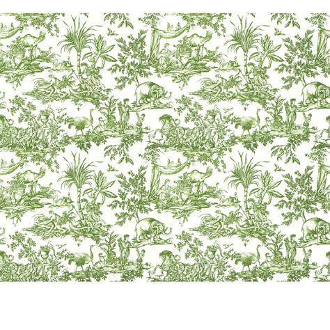 ANTILLES TOILE, Green, ATWW15172, Collection Antilles from Anna French Width Wallpaper, Anna French, Wallpaper Green, Green Collection, Pattern Names, Wall Coverings, Green