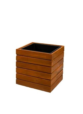 Loon Peak® Cotnoir Planter Box | Wayfair Wooden Pot, Planter Window, Rectangle Planters, Railing Planters, Wood Planter, Barrel Planter, Wood Planter Box, Urn Planters, Window Planter Boxes