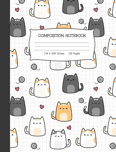 Book Cover Art Diy, Journal Decor, Capas Samsung, Kawaii Kitty, Sticker Cartoon, Note Writing Paper, Notebook Cover Design, Book Cover Template, High School Graduation Gifts