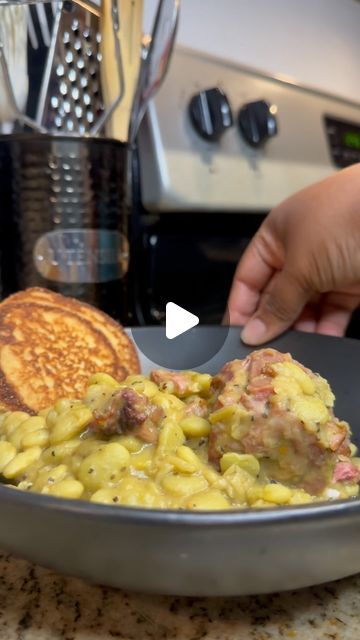 Kayla Hardin on Instagram: "🔥 SOUTHERN BUTTA BEANS & HOECAKES 🔥 (Check out the full video recipe on my YouTube channel by clicking the link in my bio.) 

Soooo, the weather has been SO DISRESPECTFUL here in Alabama. It dropped as low as 20 degrees Fahrenheit and that’s unusual and unexpected for most of us here in the South. School was out for the kids and a state of emergency was issued, therefore, I was stuck in the house while it was freezing cold outside and this was the first thing that came to mind. 

On cold days, this use to be a hearty as well as inexpensive meal back in the day and the hoecakes just made it even more SOPPALICIOUS! Any kind of bean or pea for the most part, I will cook this way with this same method, so if you don’t like butter/ Lima beans, that’s okay too.. Jus Lima Bean Recipes, Kinds Of Beans, Lima Bean, Inexpensive Meals, Lima Beans, Freezing Cold, Cold Outside, Bean Recipes, Main Meals