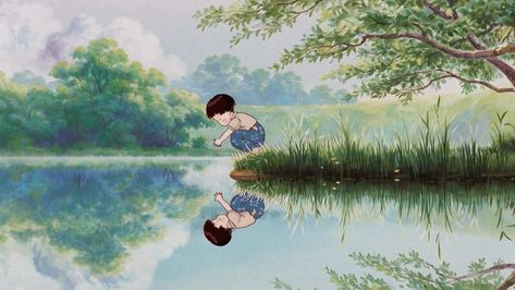 Studio Ghibli Wallpaper, Art Studio Ghibli, Grave Of The Fireflies, Studio Ghibli Background, Wallpaper Macbook, Wallpaper Estetika, Wallpaper Homescreen, Ghibli Artwork, Wallpaper Dekstop