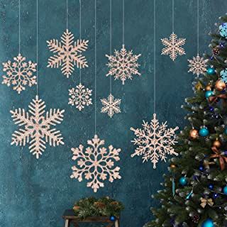 Design For Christmas Party, Hanging Snowflakes, White Christmas Snowflakes, Wonderland Party Decorations, Christmas Snowflakes Decorations, Snowflake Party, Winter Wonderland Decorations, Christmas Snowflakes Ornaments, Plastic Christmas Tree