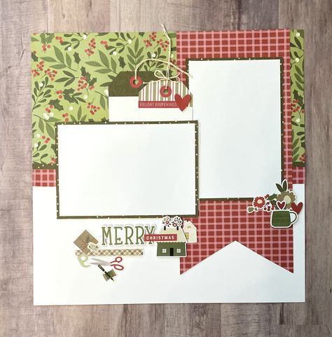 Scrapbooking Sketches 12x12, Vintage Christmas Scrapbook Layouts, Christmas Scrapbook Pages Ideas, Christmas Scrapbooking Layouts, Scrapbook Ideas Layouts, Christmas Scrapbook Ideas, Scrapbook Layout Ideas, Winter Scrapbook Layouts, Winter Scrapbook