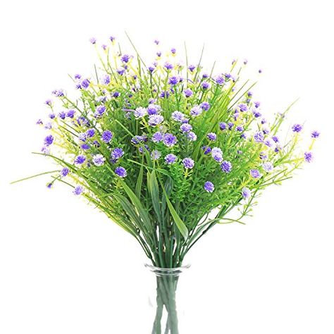 SVEN HOME Artificial Plants baby's breath Flower 6 Bundle... https://smile.amazon.com/dp/B07BBR819L/ref=cm_sw_r_pi_dp_U_x_5dpDBbN0XC61H Office Christmas Decor, Filler Greenery, Plants Bouquet, Outdoor Home Office, Purple Bouquets, Patio Wedding, Artificial Flower Bouquet, Office Christmas Decorations, Outdoor Home