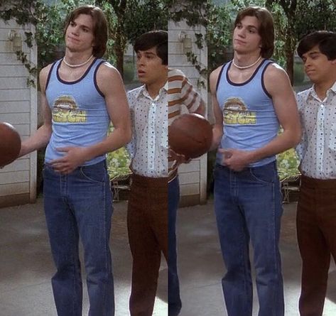 Kelso Outfits, Men Tank Top Outfit, Kelso That 70s Show, That 70s Show Outfits, 70s Show Outfits, Michael Kelso, 70s Fashion Men, Show Outfits, 70s Costume