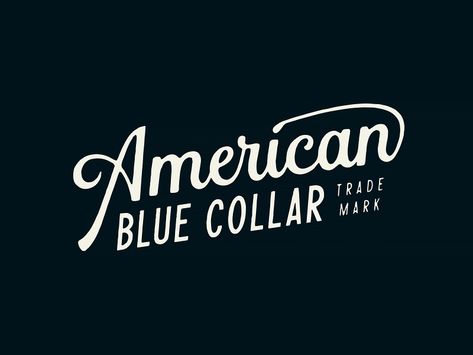 American Blue Collar - Brand Assets 2/3 by Emir Ayouni for Forefathers on Dribbble American Logo, Urban Logo, Trendy Logos, Brand Assets, Fiverr Logo, Logo Sign, American Brand, Luxury Logo, Text Logo