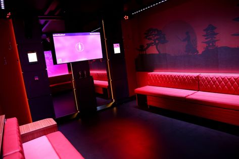 Karaoke Aesthetic, Aesthetic Tokyo, Japan Room, Ipad Video, Band Room, Japan Interior, Karaoke Room, Video Projector, Romantic Places