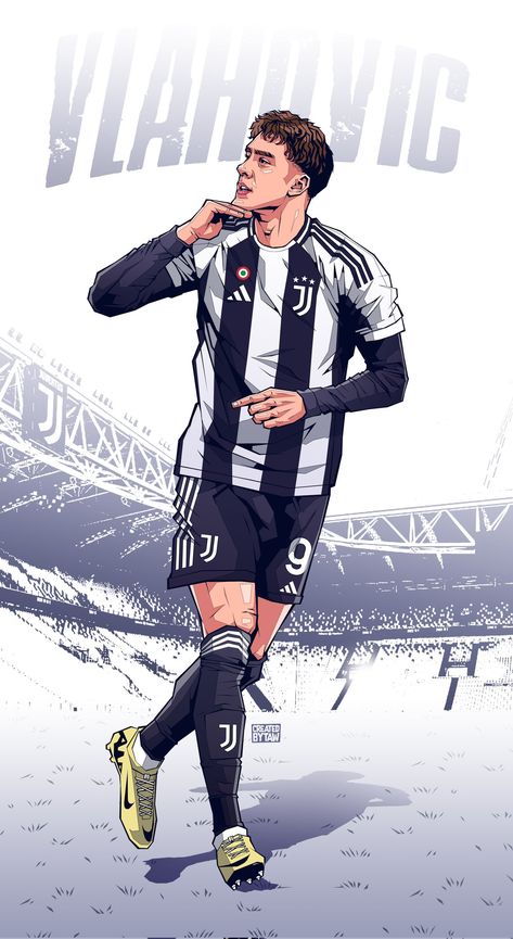 Dusan Vlahovic, Juventus Wallpapers, Juventus Stadium, Juventus Fc, Football Poster, كريستيانو رونالدو, Professional Football, Second Best, 24 Years Old