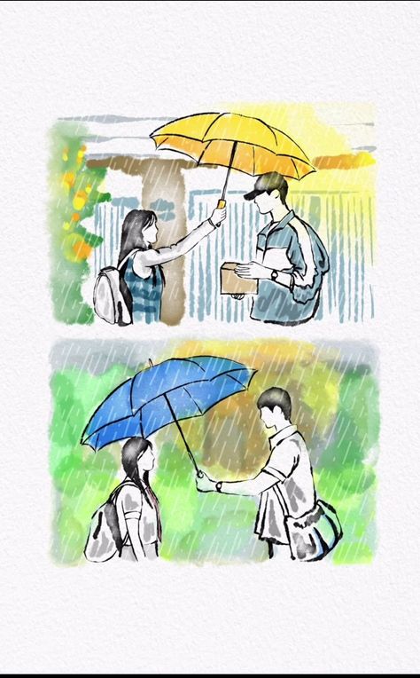 Kdrama Inspired Drawing, Lovely Runner Drawing Sketch, Lovely Runner Drawing, Kdrama Background, Dr Drawing, Sun Jae, Doodle Quotes, Birthday Girl Quotes, Lovely Runner