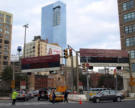 Manhattan Entrance to Holland Tunnel, New York City Manhattan, York City, Holland, Entrance, New York City, New York