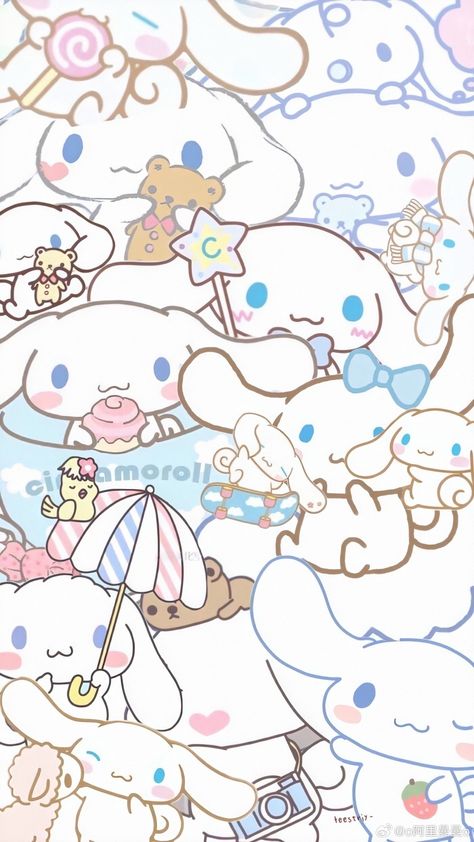 Cute Cinnamoroll, 3d Wallpaper Cute, ليلو وستيتش, Hello Kitty Wallpaper Hd, Walpaper Hello Kitty, Aesthetic Wallpaper Iphone, Iphone Wallpaper Kawaii, Cute Galaxy Wallpaper, Wallpaper Doodle